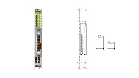 EL1852 EtherCAT Klemme 8 Kanal Digital Eingang 8 Kanal Digital