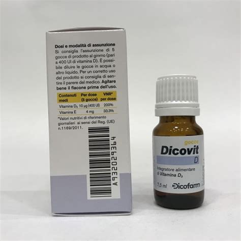 Dicovit D Gocce Ml Farmacia Di Fiducia