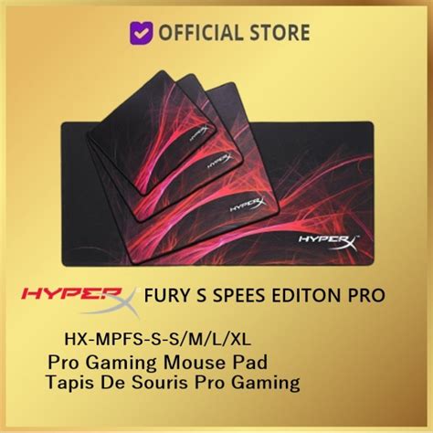 Jual HYPERX FURY S SPEED EDITION PRO GAMING MOUSE PAD SM M L XL