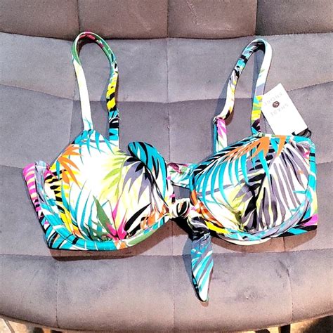 Shade And Shore Swim Shade And Shore Womens Tropical Print Bikini