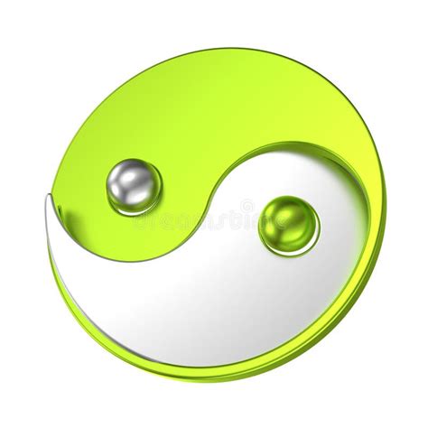 Sinal Metálico De Yin Yang Do Símbolo De Tai Chi Ilustração Stock Ilustração De Bonito