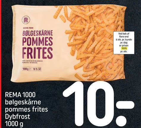 Rema B Lgesk Rne Pommes Frites Dybfrost G Tilbud Hos Rema