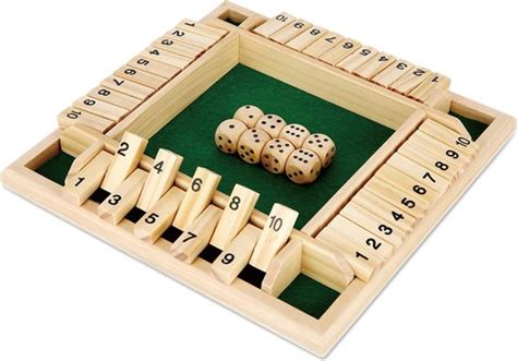 Shut The Box Bordspel Educatief Dobbelspel Voor Familieplezier