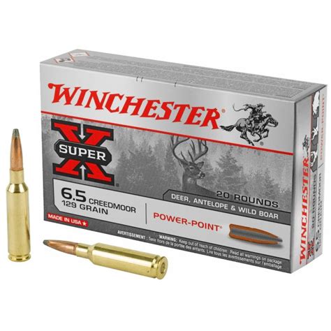 Winchester Super X Rifle Ammunition 6 5 Creedmoor 129gr Power Point 20rd Prepper Gun Shop