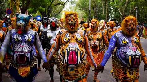 pulikali   tiger dance onam festival