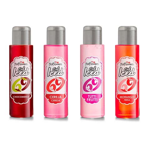 Kit Gel Iced Aromatizante Corporal Hot Flowers Distribuidora Hot Flowers