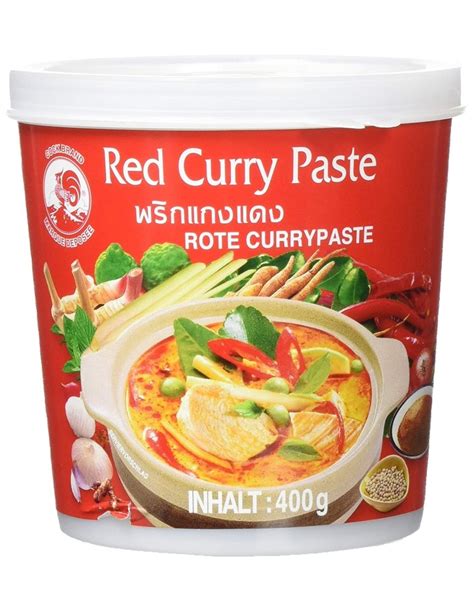 COCK BRAND Pasta De Curry Rojo 400 G