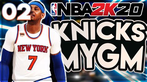 Major Injury Nba 2k20 Mygm Ny Knicks Ep 2 Youtube