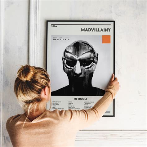 Mf Doom Madvillainy Album Cover Print Poster Minimalist Album - Etsy