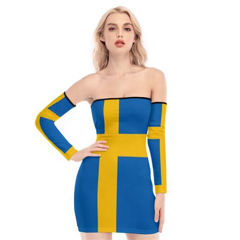 Swedish Flag Women S Dress Sweden Flag Stockholm Etsy Uk