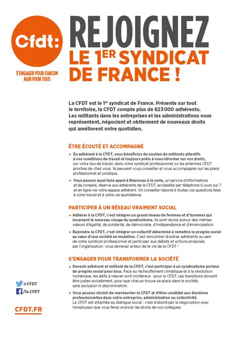 Adhérer CFDT Groupe Sanef