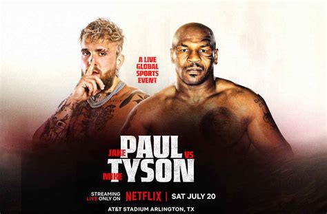 Jake Paul Vs Mike Tyson En Netflix El De Julio