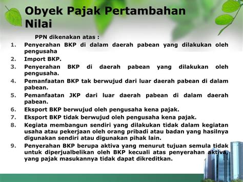 Ppt Pajak Pertambahan Nilai Ppn Dan Pajak Penjualan Atas Barang