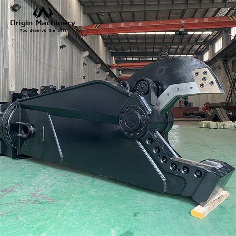 Metal Cutting Hydraulic Pulverizer Scrap Shear For Excavator Demolition