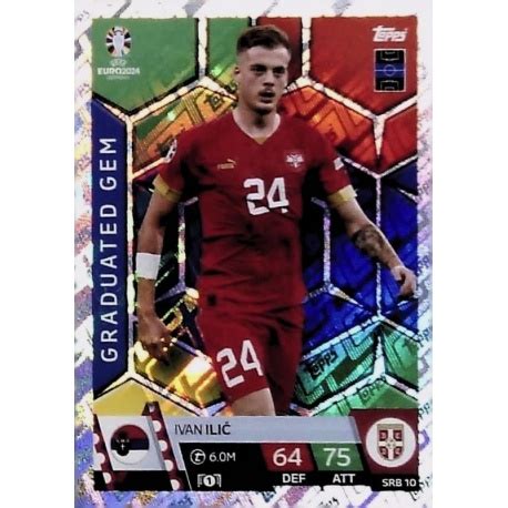 Buy Cards Ivan Ilić Graduated Gems Topps Match Attax Euro 2024