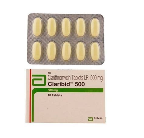 Clarithromycin Tablets IP 500 Mg At Rs 550 6 Box Pharmaceutical