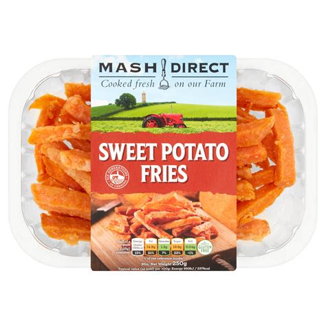 Mash Direct Sweet Potato Fries 250g Fresh Vegetables Iceland Foods