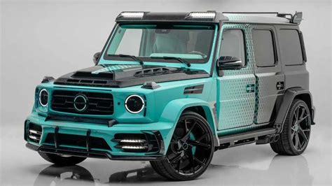 Mercedes Amg G Du Noir Du Turquoise Et Ch Gr Ce Mansory