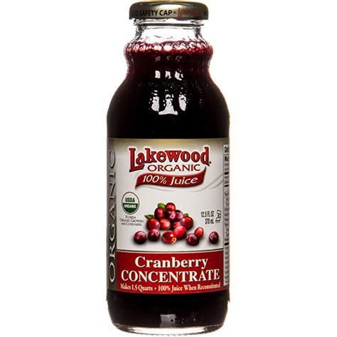 LAKEWOOD - ORGANIC 100% JUICE - (Cranberry) - 12.5oz | Sunac Natural ...