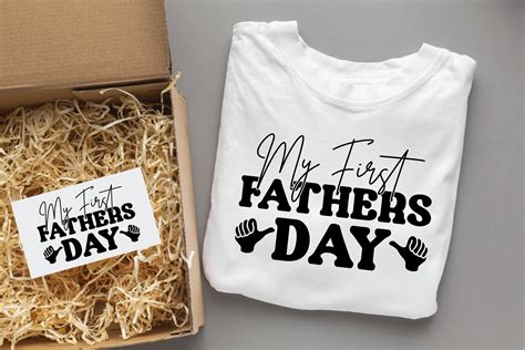 My First Fathers Day Dad Svg Graphic By Svgdesignsstore07 · Creative