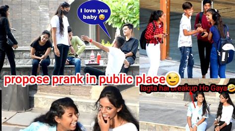 Purpose Prank In Public Place 😅epic Reactions Funny Prank Video😁