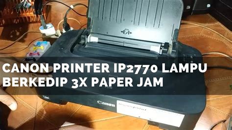 Cara Mengatasi Printer Canon Ip Lampu Orange Berkedip Kali