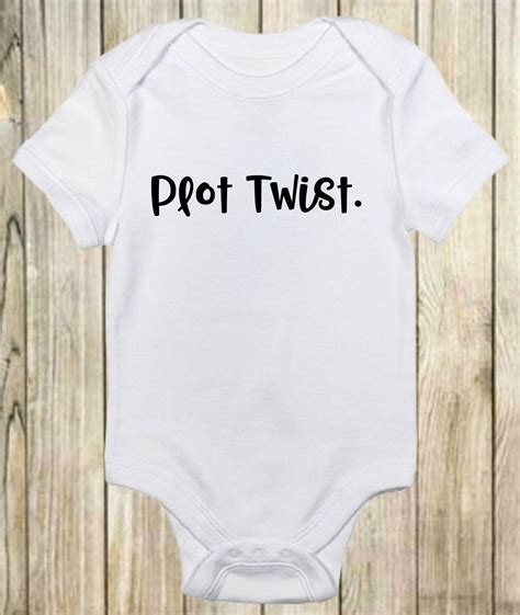 Baby Shower Gift Baby Onesie Plot Twist Baby Onesie Funny Baby