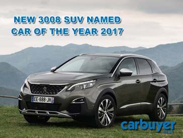 New Suv Wins Carbuyer Car Of The Year Award Charters Peugeot