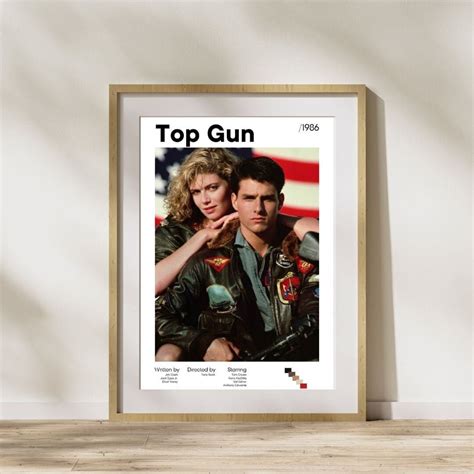 TOP GUN Movie Poster Top Gun Poster Print Top Gun Wall - Etsy