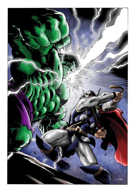 HULK vs THOR ! by Andre-VAZ on DeviantArt