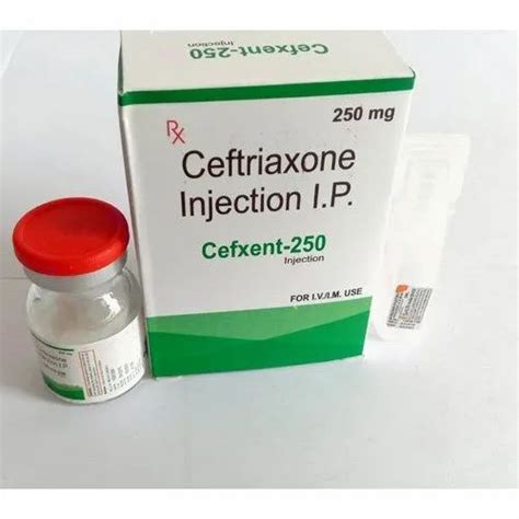 Cefxent Ceftriaxone Mg Injection Ip Packaging Type Box At Rs