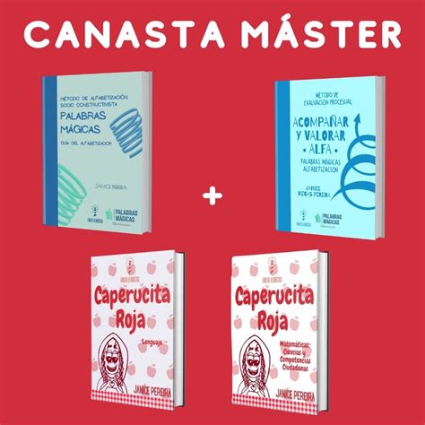 CANASTA MASTER CAPERUCITA ROJA PALABRAS MÁGICAS Janice Viegas