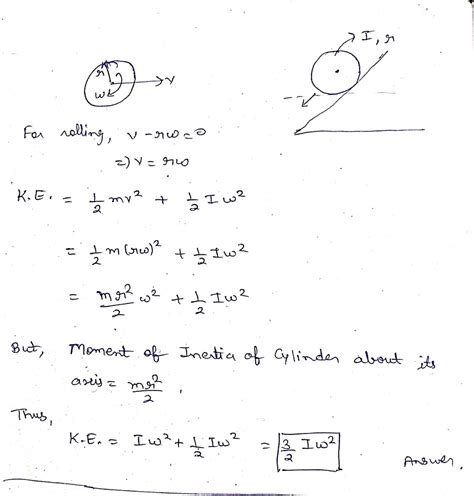 Solid Cylinder Moment Of Inertia