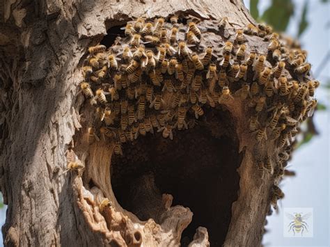 Inside A Real Beehive