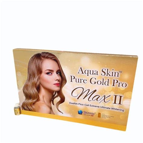 Aqua Skin Pure Gold Pro Max Ii Glutathione Injection Packaging Size