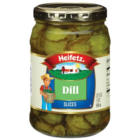 Heifetz Dill Slices Pickles 32 Fl Oz Delivery Or Pickup Near Me