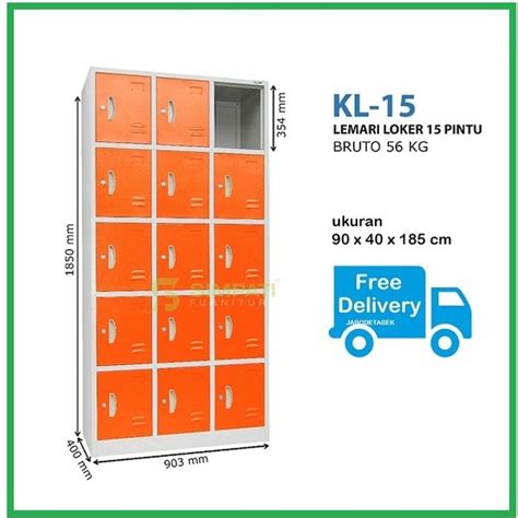 Jual Unik Locker Kozure 15 Pintu Besi KL 15 Limited Kota Denpasar