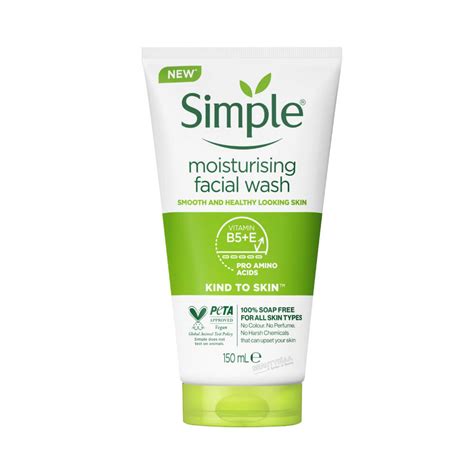 Simple Kind To Skin Moisturizing Face Wash 150ml