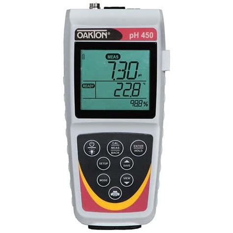 Oakton Ph Waterproof Portable Ph Mv Ise Temp Meter Only From Cole Parmer