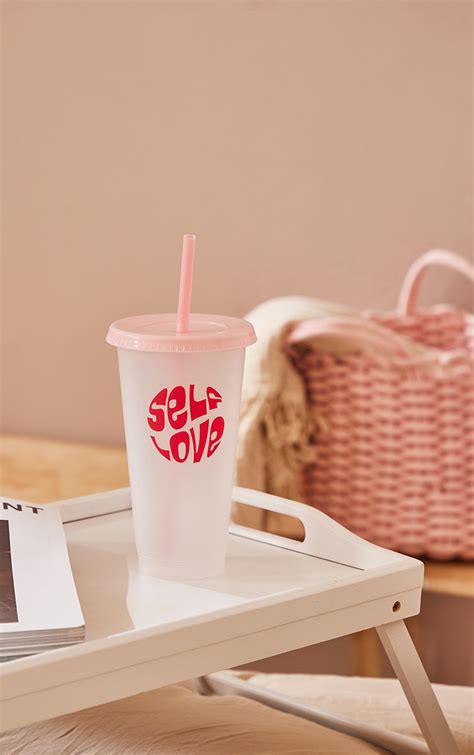 Self Love Slogan Sippy Cup Accessories Prettylittlething Aus