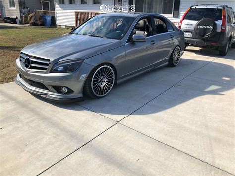 2010 Mercedes Benz C300 With 18x9 5 35 Mandrus 23 And 215 35r18 Achilles Atr Sport And Coilovers