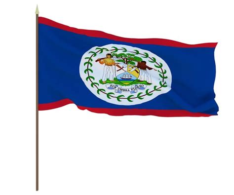 Bandeira Nacional De Belize Fundo Para Editores E Designers Feriado