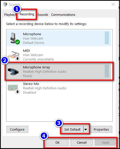 Enable And Set Default Microphone In Windows 10 Guide 2024