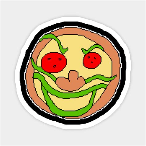 Pizza Face Pizza Tower Magnet Teepublic