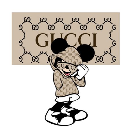 Mickey Mouse Gucci Svg Disney Brand Logo Svg Fashion Brand Inspire