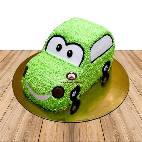 Green Car Cake