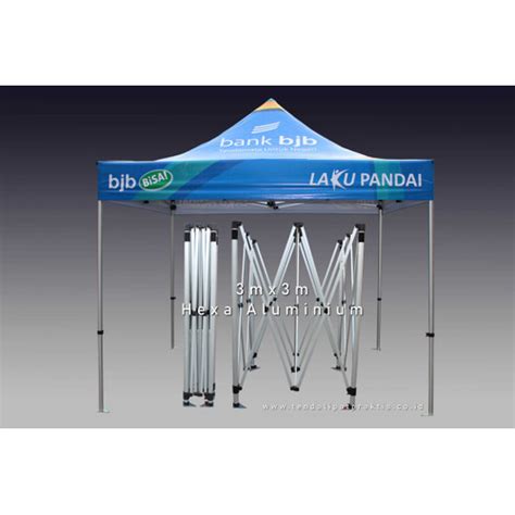 Jual Tenda Lipat Aluminium 3mx3m Atap Custom Jakarta Barat Tendalipatpraktis Tokopedia