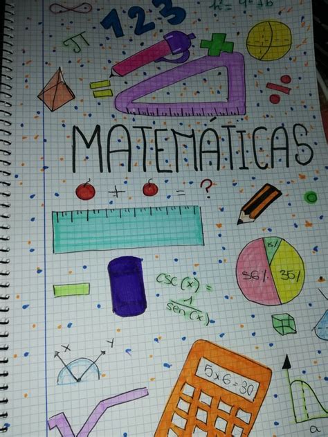 Portada Matematicas Portadas Para Libretas Portadas Portadas De