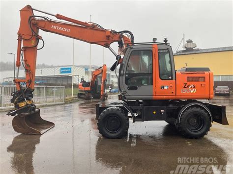 Hitachi Zx 130 W 2005 Kungälv Sweden Used Wheeled Excavators