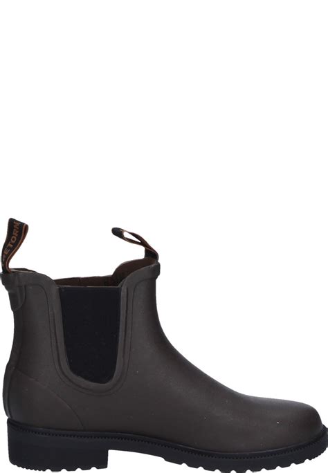 Tretorn Rubber Ankle Boots Chelsea Classic Brown